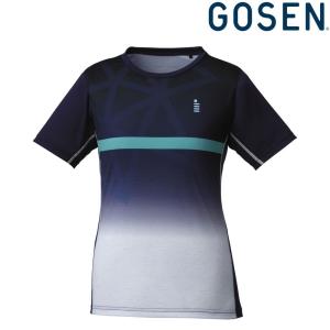 ゴーセン GOSEN テニスウェア レディース ゲームシャツ T1819 2018FW｜kpi