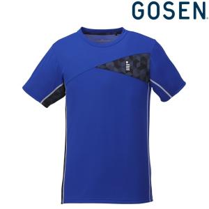 ゴーセン GOSEN テニスウェア ユニセックス ゲームシャツ T1826 2018FW｜kpi