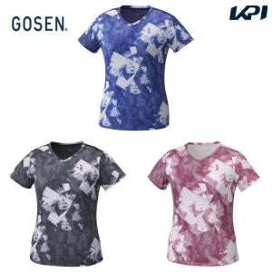 ゴーセン GOSEN テニスウェア レディース ゲームシャツ T1961 2019FW｜kpi