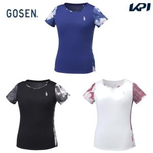 ゴーセン GOSEN テニスウェア レディース ゲームシャツ T1963 2019FW｜kpi