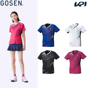 ゴーセン GOSEN テニスウェア レディース ゲームシャツ T2301 2023SS