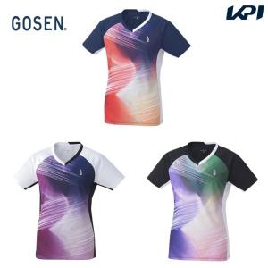 ゴーセン GOSEN テニスウェア レディース ゲームシャツ T2347 2023FW｜kpi