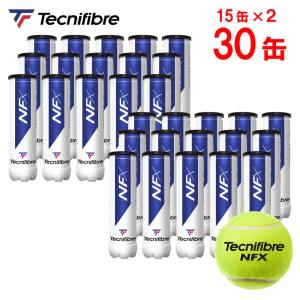 「2箱セット」「365日出荷」テクニファイバー Tecnifibre テニスボール NFX エヌエフエックス 4個入 1箱 30缶/120球  TBA4NF1 『即日出荷』｜kpi