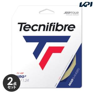 「2個セット」『即日出荷』テクニファイバー Tecnifibre テニスガット・ストリング  NRG2 エヌアールジースクエア  1.24mm TFG211  TFSG204｜KPI