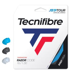 テクニファイバー Tecnifibre テニスガット・ストリング  RAZOR CODE  レーザーコード  1.30mm TFG402  TFSG403 メドベージェフ選手使用モデル『即日出荷』｜kpi