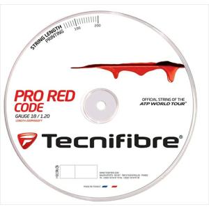 「新パッケージ」Tecnifibre テクニファイバー 「PRO REDCODE プロ レッドコード  200mロール TFR500」硬式テニスストリング ガット  『即日出荷』｜kpi