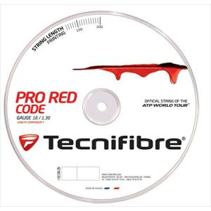 『即日出荷』 「新パッケージ」Tecnifibre テクニファイバー 「PRO REDCODE プロ レッドコード  200mロール TFR502」硬式テニスストリング ガット｜kpi