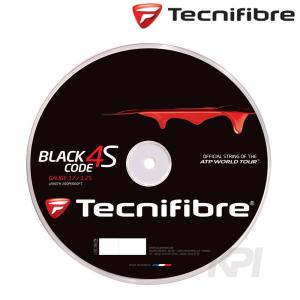 Tecnifibre テクニファイバー 「BLACK CODE CODE 4S 1.25 ブラックコード4S  200mロール　TFR517」硬式テニスストリング ガット｜kpi