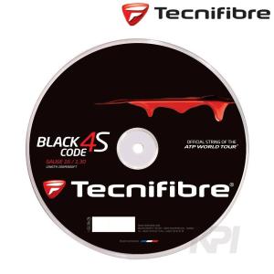 『即日出荷』 Tecnifibre テクニファイバー 「BLACK CODE CODE 4S 1.30 ブラックコード4S  200mロール　TFR518」硬式テニスストリング ガット｜kpi