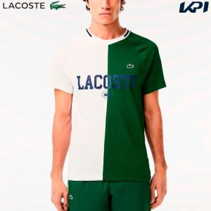 ラコステ LACOSTE テニスウェア メンズ   『ダニール・メドベージェフ』アシンメトリードライTシャツ TH7538-10-737 2024SS 『即日出荷』｜kpi