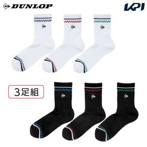 ダンロップ DUNLOP テニスアクセサリー ユニセックス   ３Ｐセットハ−フソックス TPO-6434  『即日出荷』