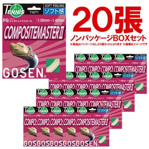 「ノンパッケージ・20張セット」GOSEN ゴーセン 「エフジー