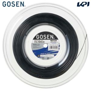 ゴーセン GOSEN テニスガット・ストリング    ポリブレイク17 200Mロール ブラック TS1612-2024｜kpi