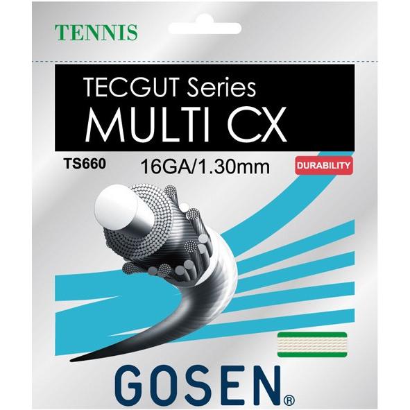 GOSEN ゴーセン 「テックガット マルチCX 16」TS660 硬式テニスストリング ガット
