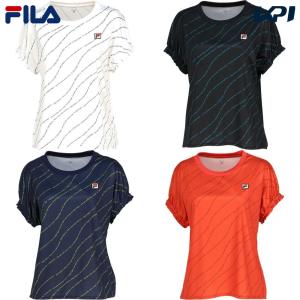 フィラ FILA テニスウェア レディース ゲームシャツ VL2681 2023FW｜kpi