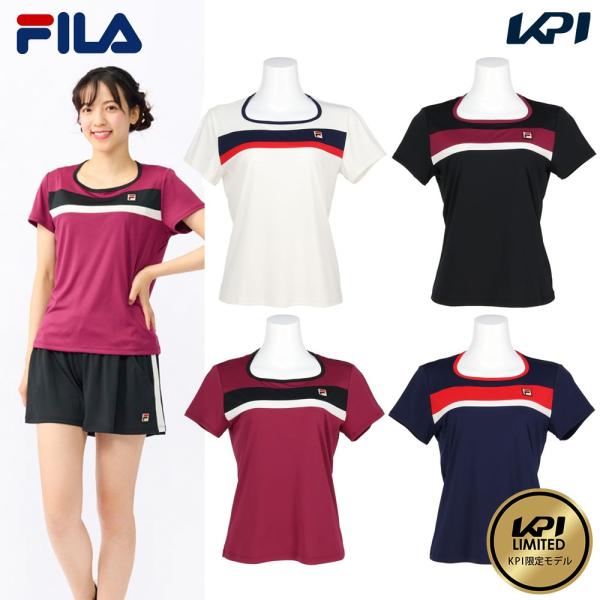 『即日出荷』「別注数量限定」フィラ FILA テニスウェア レディース ゲームシャツ KPI限定モデ...
