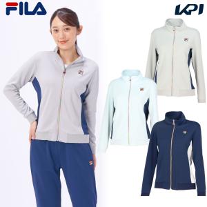 フィラ FILA テニスウェア レディース   トラックジャケット VL2812 2024SS｜kpi