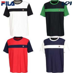 フィラ FILA テニスウェア メンズ ゲームシャツ VM5629 2023FW｜kpi