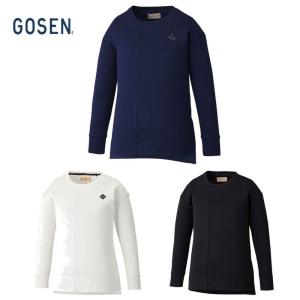 ゴーセン GOSEN テニスウェア レディース 裏起毛ストレッチトレーナー W1963 2019FW｜kpi