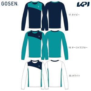 ゴーセン GOSEN テニスウェア ユニセックス 裏起毛ストレッチトレーナー 2022秋企画 W22A04 2022FW｜kpi