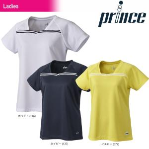 プリンス Prince テニスウェア レディース ゲームシャツ WL8047 2018SS [ポスト投函便対応]『即日出荷』｜kpi