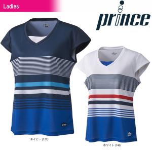 プリンス Prince テニスウェア レディース フレンチスリーブシャツ WL8058 2018SS[ポスト投函便対応]『即日出荷』｜kpi