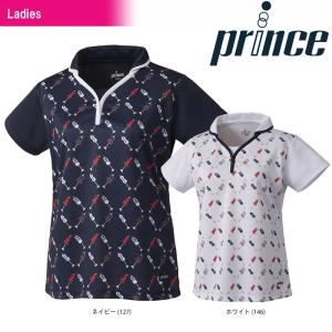 プリンス Prince テニスウェア レディース ゲームシャツ WL8140 2018SS [ポスト投函便対応]『即日出荷』｜kpi