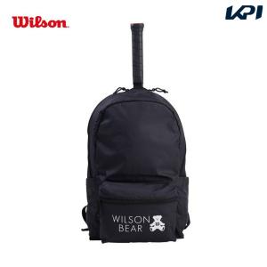 ウイルソン Wilson テニスバッグ・バドミントンバッグ・ケース  ONE BEAR BACKPACK BLACK バックパック ラケット1本収納可能  WR8008001001『即日出荷』｜kpi