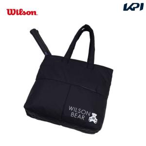 ウイルソン Wilson テニスバッグ・バドミントンバッグ・ケース  ONE BEAR TOTE BLACK トートバッグ ラケット2本収納可能  WR8008101001『即日出荷』｜kpi