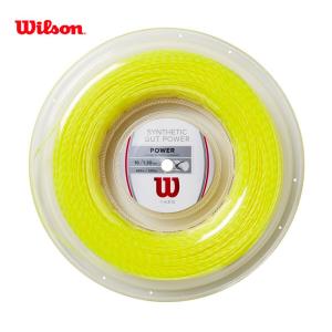 ウイルソン Wilson テニスガット ストリング  SYNTHETIC GUT POWER 16 REEL Ye シンセティックガット パワー 16 200mロール WR830140416