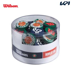 ウイルソン Wilson テニス振動止め  ROLAND GARROS VIBRA COLLECTION BOWL ローランギャロス2021 振動止め 75個入 WR8401801001｜kpi