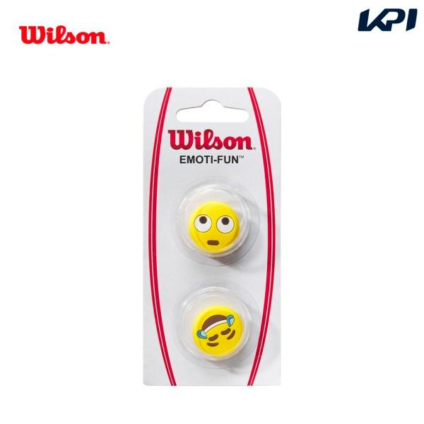 ウイルソン Wilson テニス振動止め  EMOJI DAMPENER 絵文字 ダンプナー2個入り...