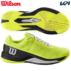 ウイルソン Wilson テニスシューズ メンズ ラッシュプロ 4.0 RUSH PRO 4.0 Safety Yellow/Black オールコート用 WRS331160U 『即日出荷』｜kpi