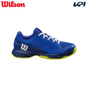 ウイルソン Wilson テニスシューズ ジュニア   RUSH PRO JR L BLU/Bluepr ラッシュプロ WRS331860『即日出荷』｜kpi