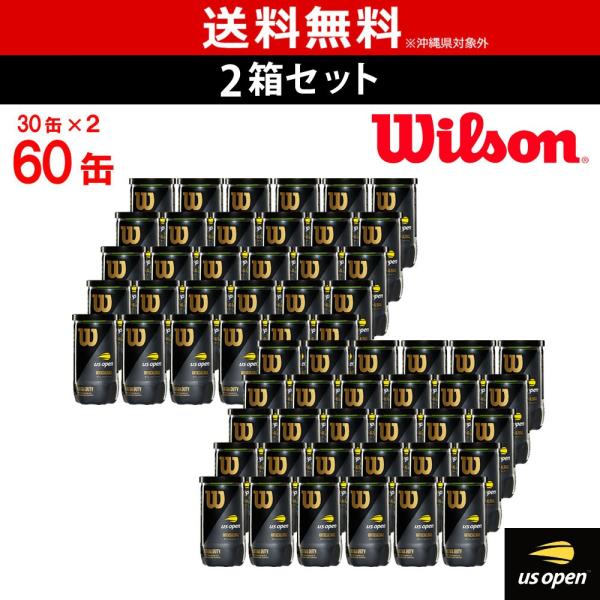 「2箱セット」Wilson ウイルソン US OPEN EXTRA DUTY PROMO BALL ...