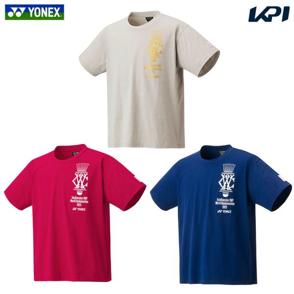 ヨネックス YONEX バドミントンウェア ユニセックス バドミントン世界選手権2023記念Tシャツ...