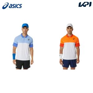 アシックス asics テニスウェア メンズ   クールポロシャツ 2041A293 2024SS｜kpisports