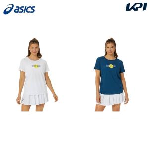 アシックス asics テニスウェア レディース   クラシックグラフィックシャツ 2042A297 2024SS｜kpisports