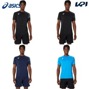 アシックス asics バレーボールウェア ユニセックス   ドライプリント半袖シャツ 2053A160 2024SS｜kpisports