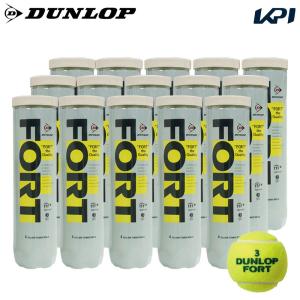 「365日出荷」DUNLOP ダンロップ 「FORT フォート [4個入]1箱 15缶/60球 」テニスボール 『即日出荷』｜kpisports