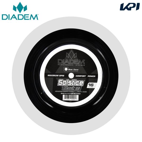 ダイアデム DIADEM テニスガット・ストリング  Solstice Black ソルティス ブラ...