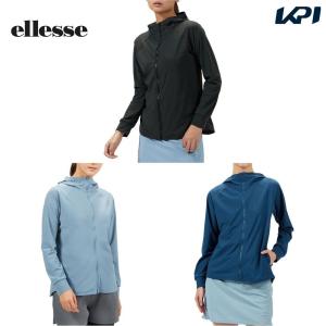 エレッセ Ellesse テニスウェア レディース 4WAYストレッチUVフーディ EW323100 2023SS｜kpisports