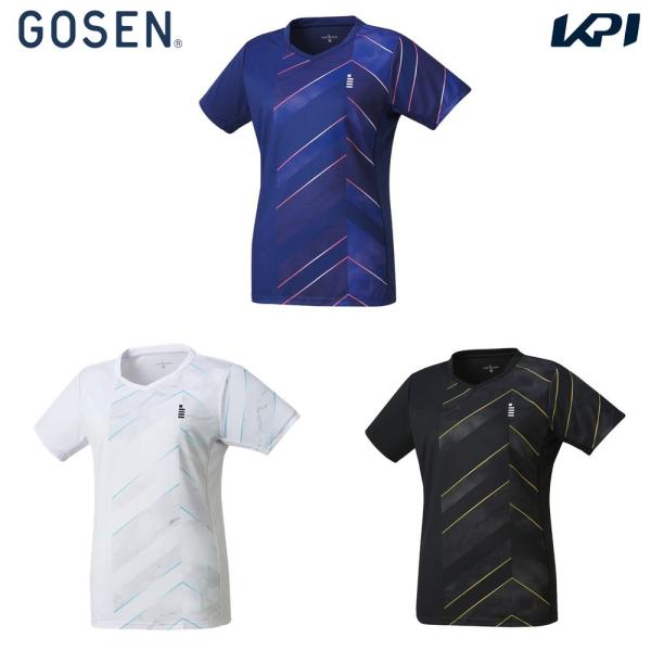 ゴーセン GOSEN テニスウェア レディース   ゲームシャツ T2405 2024SS
