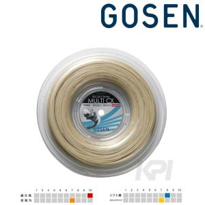 GOSEN ゴーセン 「TECGUT MULTI CX 16 テックガット マルチCX 16  240mロール TS6602」硬式テニスストリング ガット｜kpisports