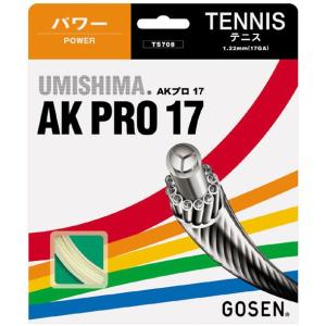 「■5張セット」GOSEN ゴーセン 「ウミシマAKプロ17」ts708硬式テニスストリング ガット｜kpisports