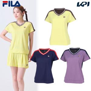 FILA（フィラ） テニスウェア メンズ ゲームシャツ デニムニット