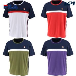 フィラ Fila テニスウェア メンズ 最安値に挑戦 ゲームシャツ 19fw ポスト投函便対応 即日出荷 Vm5433