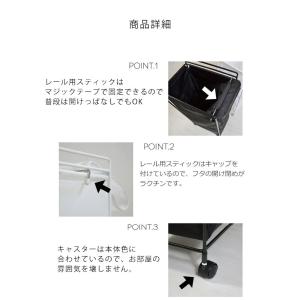ランドリーバスケット 大 おしゃれ ふた キャ...の詳細画像4