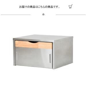 トレー付トースターラック 奥行35 キャスター...の詳細画像2