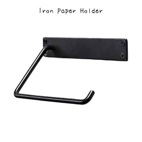 Iron Paper Holder インテリア雑貨 おしゃれ シンプル レトロ リビング 寝室 エン...